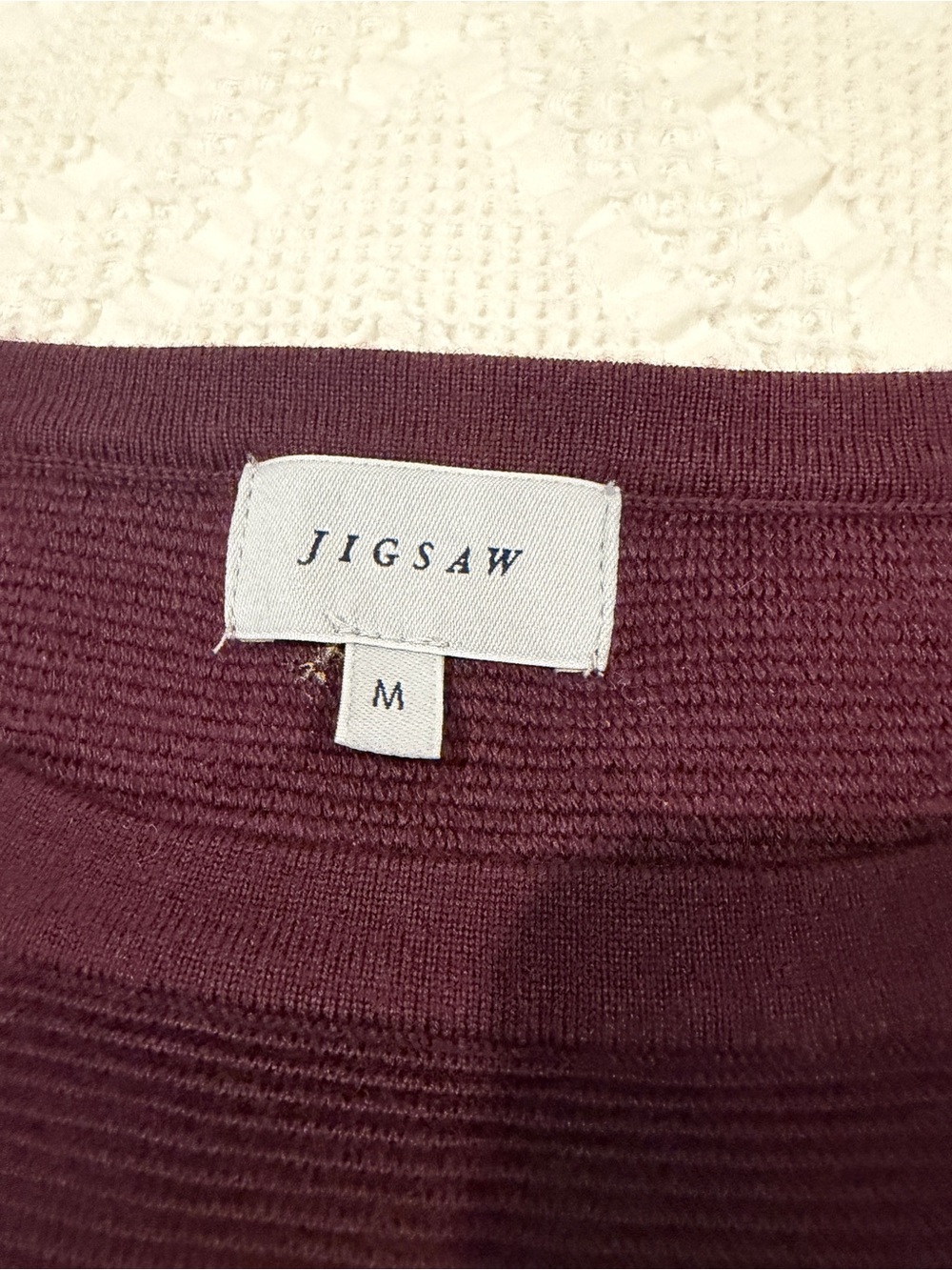 Jigsaw London Ribbed Knit Sweater Dress